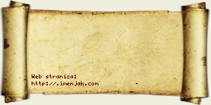 Milana Peričić vizit kartica